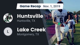 Recap: Huntsville  vs. Lake Creek  2019