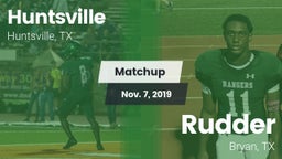 Matchup: Huntsville HS vs. Rudder  2019