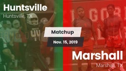 Matchup: Huntsville HS vs. Marshall  2019