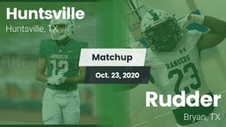 Matchup: Huntsville HS vs. Rudder  2020
