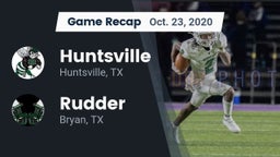 Recap: Huntsville  vs. Rudder  2020