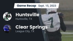 Recap: Huntsville  vs. Clear Springs  2023