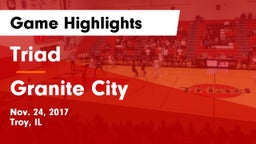 Triad  vs Granite City  Game Highlights - Nov. 24, 2017