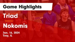 Triad  vs Nokomis  Game Highlights - Jan. 16, 2024