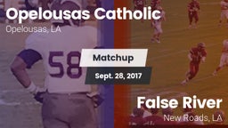 Matchup: Opelousas Catholic vs. False River  2017