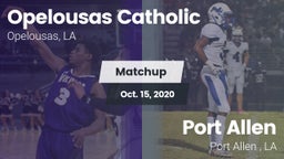Matchup: Opelousas Catholic vs. Port Allen  2020