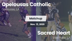 Matchup: Opelousas Catholic vs. Sacred Heart  2020