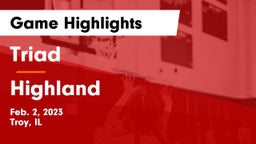 Triad  vs Highland  Game Highlights - Feb. 2, 2023