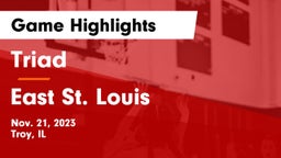 Triad  vs East St. Louis  Game Highlights - Nov. 21, 2023