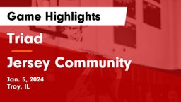 Triad  vs Jersey Community  Game Highlights - Jan. 5, 2024