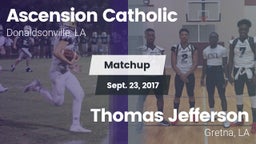 Matchup: Ascension Catholic vs. Thomas Jefferson  2017