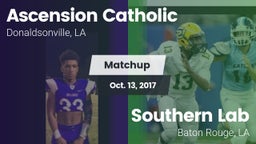 Matchup: Ascension Catholic vs. Southern Lab  2017