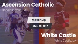 Matchup: Ascension Catholic vs. White Castle  2017