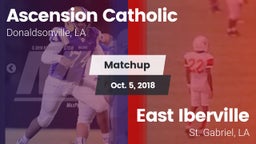 Matchup: Ascension Catholic vs. East Iberville   2018