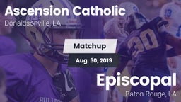 Matchup: Ascension Catholic vs. Episcopal  2019
