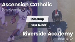 Matchup: Ascension Catholic vs. Riverside Academy 2019