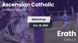 Matchup: Ascension Catholic vs. Erath  2019