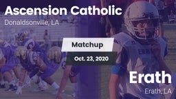 Matchup: Ascension Catholic vs. Erath  2020