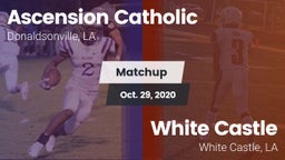 Matchup: Ascension Catholic vs. White Castle  2020