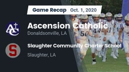 Recap: Ascension Catholic  vs. Slaughter Community Charter School 2020