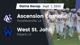 Recap: Ascension Catholic  vs. West St. John  2023