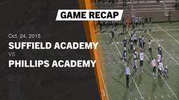 Recap: Suffield Academy vs. Phillips Academy 2015