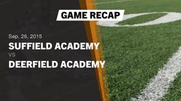 Recap: Suffield Academy vs. Deerfield Academy  2015