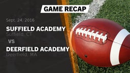 Recap: Suffield Academy vs. Deerfield Academy  2016