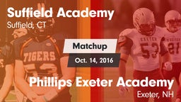 Matchup: Suffield Academy vs. Phillips Exeter Academy  2016
