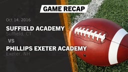 Recap: Suffield Academy vs. Phillips Exeter Academy  2016