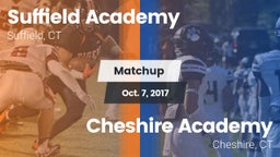 Matchup: Suffield Academy vs. Cheshire Academy  2017