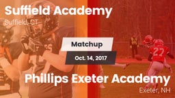 Matchup: Suffield Academy vs. Phillips Exeter Academy  2017