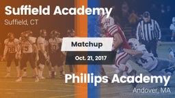 Matchup: Suffield Academy vs. Phillips Academy  2017