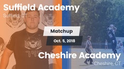 Matchup: Suffield Academy vs. Cheshire Academy  2018