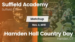 Matchup: Suffield Academy vs. Hamden Hall Country Day  2018
