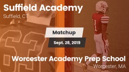 Matchup: Suffield Academy vs. Worcester Academy Prep School 2019