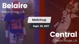 Matchup: Belaire  vs. Central  2016