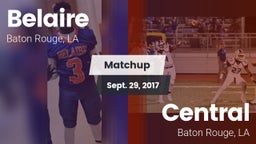 Matchup: Belaire  vs. Central  2017