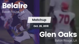 Matchup: Belaire  vs. Glen Oaks  2018