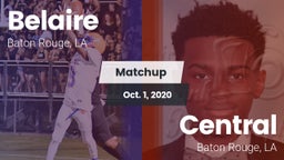 Matchup: Belaire  vs. Central  2020