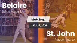 Matchup: Belaire  vs. St. John  2020