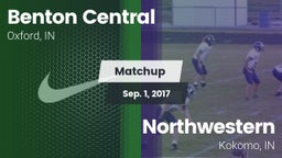 Matchup: Benton Central High vs. Northwestern  2017