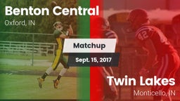 Matchup: Benton Central High vs. Twin Lakes  2017