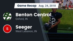 Recap: Benton Central  vs. Seeger  2018