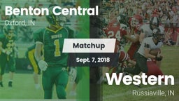 Matchup: Benton Central High vs. Western  2018