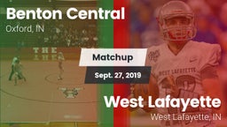 Matchup: Benton Central High vs. West Lafayette  2019