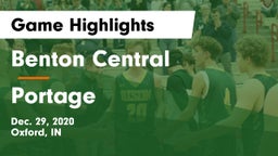 Benton Central  vs Portage  Game Highlights - Dec. 29, 2020