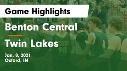 Benton Central  vs Twin Lakes  Game Highlights - Jan. 8, 2021