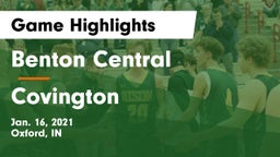 Benton Central  vs Covington  Game Highlights - Jan. 16, 2021