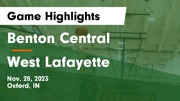 Benton Central  vs West Lafayette  Game Highlights - Nov. 28, 2023